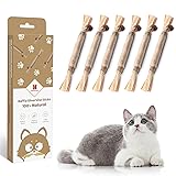 Potaroma 6 Pcs Natural Silvervine Sticks Cat