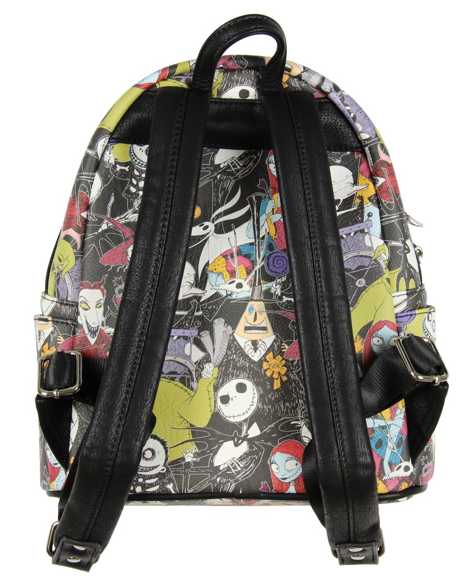 Loungefly-The-Nightmare-Before-Christmas-Allover-Print-Character-Mini-Backpack