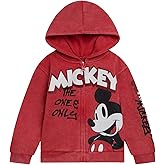Disney Toy Story Mickey Mouse Lilo & Stitch Fleece Zip Up Hoodie Toddler to Big Kid Sizes (2T - 18-20)