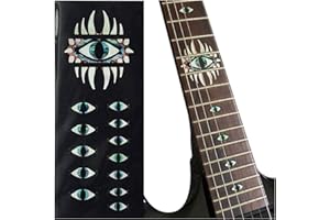 INLAYSTICKERS Jockomo Emblem 12th Position Mark Guitar Inlay Sticker Mystic Eye