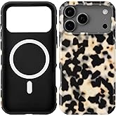 Obbii Compatible with iPhone 17 Pro Max Case [Compatible with MagSafe] -Shockproof Protective Slim Soft TPU Cover Phone Case 6.9" (Tortoise Shell, iPhone 17 Pro Max 6.9")