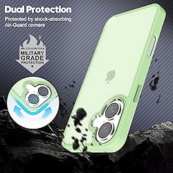 oakxco for iPhone 16 Case Clear Hard Shell, Slim