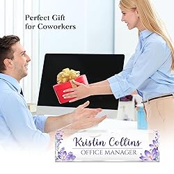 Custom Name Plate for Desk, Acrylic Office Decor