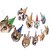 Cat Face Theme Birthday Party Decorations Cat Happy Birthday Banner Garland Funny Banner Decor for Kids Girls Boys Animal Theme Party Supplies