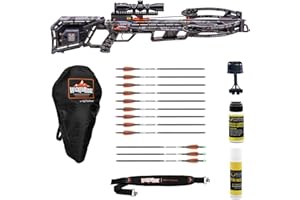 Wicked Ridge by TenPoint Commander M1 Ready-to-Hunt Package - Includes 9 Match 400 Non-Lighted + 3 Match 400 Lighted Arrows, Soft Case, Neoprene Sling, Premium Lubricant & String Wax & Conditioner