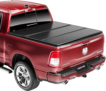 Amazon Com Rugged Liner E Series Hard Folding Truck Bed Tonneau Cover Eh F6515 Fits 2015 2020 Ford F 150 6 7 Bed 78 9 Automotive