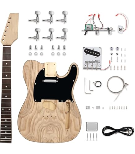 Amazon.com: Fistrock DIY Electric Guitar Kit Beginner Kit 6 String