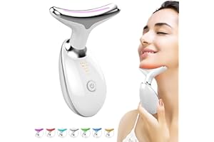 ADKBO Wavy Chic Beauty Facial Massager, Wavy Chic Microcurrent Multifunctional Facial Massager, 10 in 1 Wavy Chic Beauty Facial Device, Microsculpt Lift Device for Face and Neck (White)