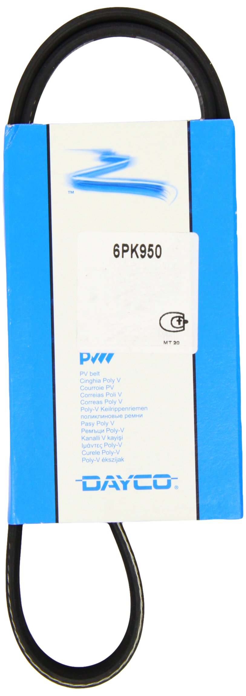 Dayco 6PK950 Poly Rib Belt