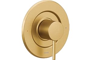Moen T2191BG Align Posi-Temp Pressure Balancing Modern Tub and Shower Valve Trim Kit, Valve Required, Brushed Gold, 4.70x7.90