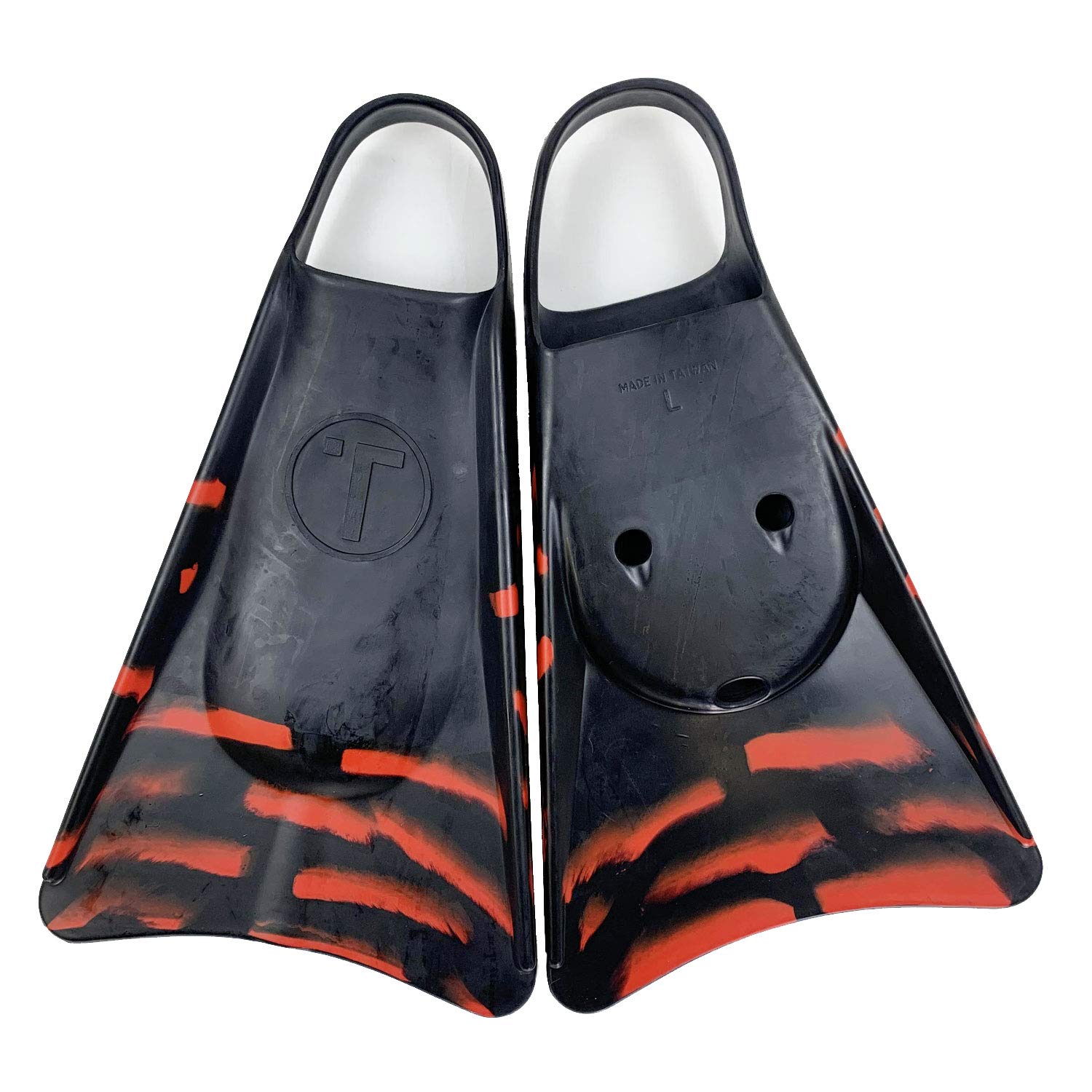 Tribe T2 Swimfins for Bodyboarding, Kids Snorkel fins