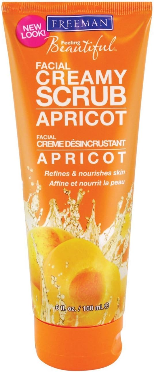FREEMAN Feeling Beautiful Facial Creamy Scrub Apricot 6 oz ( Pack of 1)