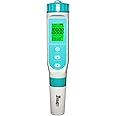 Divolight 7 in 1 Water Quality Tester Pen Meter for Pools, Drinking Water Aquariums hydroponic Cooking Tester Measure Water by 7 parameters: PH/TDS/EC/ORP/S.G/Water Salinity/Temp