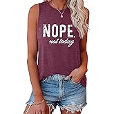 LOOKFACE Women's Sleeveless Tank Top Graphic Cute Tunic