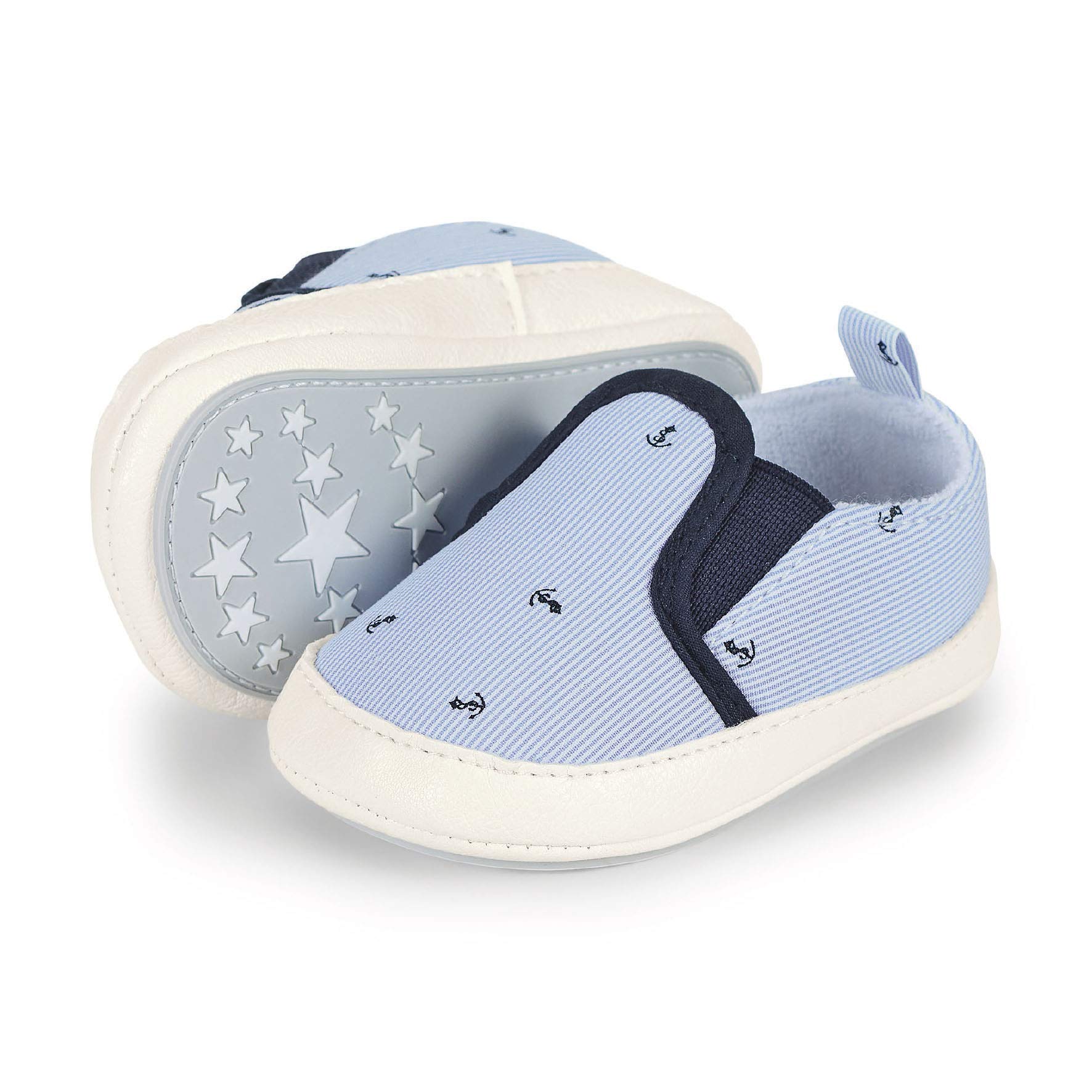 Sterntaler Baby Booties, Baby Boys’ Loafers, Blue (Himmel 325), 2 (18 EU)