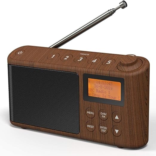 DAB/DAB+ & FM Radio, Mains and Battery Powered Portable Amazon.co.uk