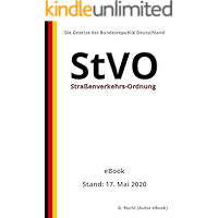 Straßenverkehrs-Ordnung (StVO), 1. Auflage 2020, schwarz / weiß Abbildungen (German Edition) book cover Straßenverkehrs-Ordnung (StVO), 1. Auflage 2020, schwarz / weiß Abbildungen (German Edition) book cover