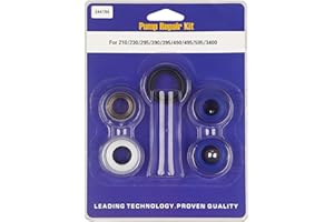 NWUCZW 244194 Pump Repair Packing Kit, for Graco Airless Paint 210 230 295 390 395 490 495 595 3400 Sprayers