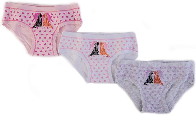 Adorel Mutande Cotone Slip Intimo Ragazza Pacco Da 12 Abbellimento - 6