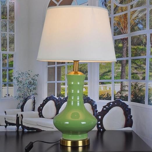 green table lamps uk