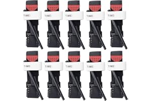 HOMESTOCKPLUS Black Tourniquet, 10 Packs Emergency Hemorrhage Medical Tourniquets One-Handed Application Fastest and Saftest Blood Control Life Saving First Aid Kit for Hiking Camping Emergency