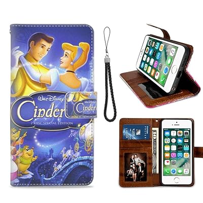 Buy Disney Collection Disneys Cinderella Wallet Case For Iphone 6 Plus Iphone 6s Plus Pu Leather With Wrist Strap Kickstand Card Holder Cover Flip Magnetic Closure Shell Online In Ghana B07z9vdh35
