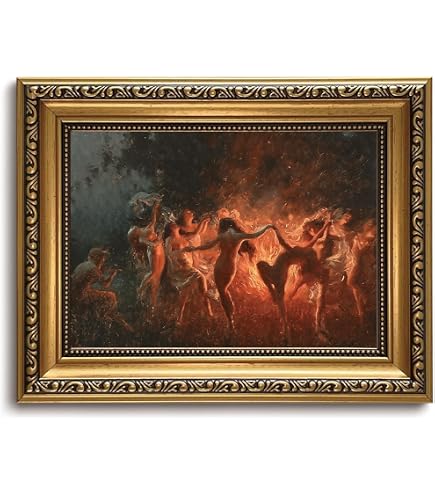 Amazon.com: Derstine - The Owl and the Pussycat 26x26 Framed Art