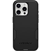OtterBox iPhone 15 Pro (Only) Commuter Series Case - Black, Slim & Tough, Pocket-Friendly, with Port Protection