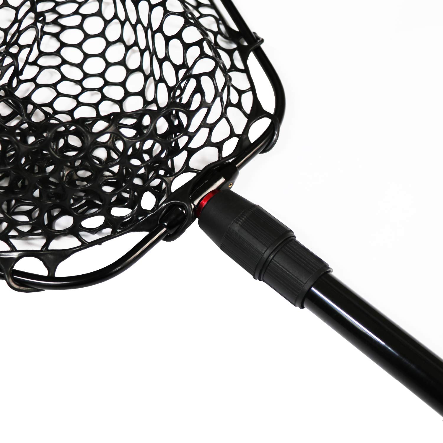 Fiblink Folding Aluminum Fishing Landing Net Fish Net with Extending Telescoping Pole Handle