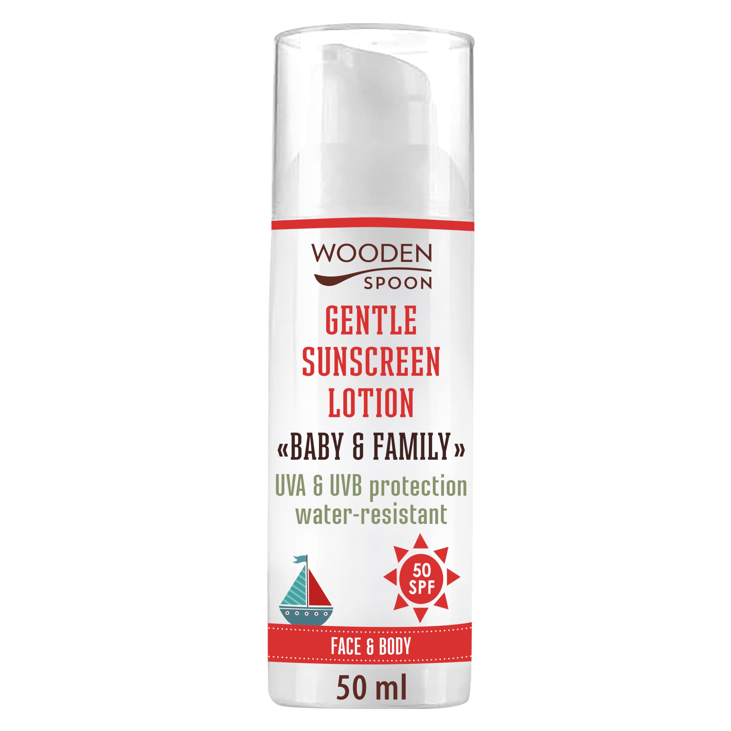 Wooden Spoon Sunscreen SPF 50 50 ml