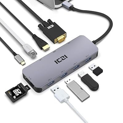 ICZI USB-C 10-in-1 Docking Station for MacBook Colombia Ubuy