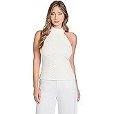 GUESS Womens Eco Sleeveless Chevron Serina Sweater