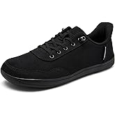 HOBIBEAR Womens Mens Hands Free Slip On Sneakers Comfort Wide Minimalist Barefoot Canvas Shoes