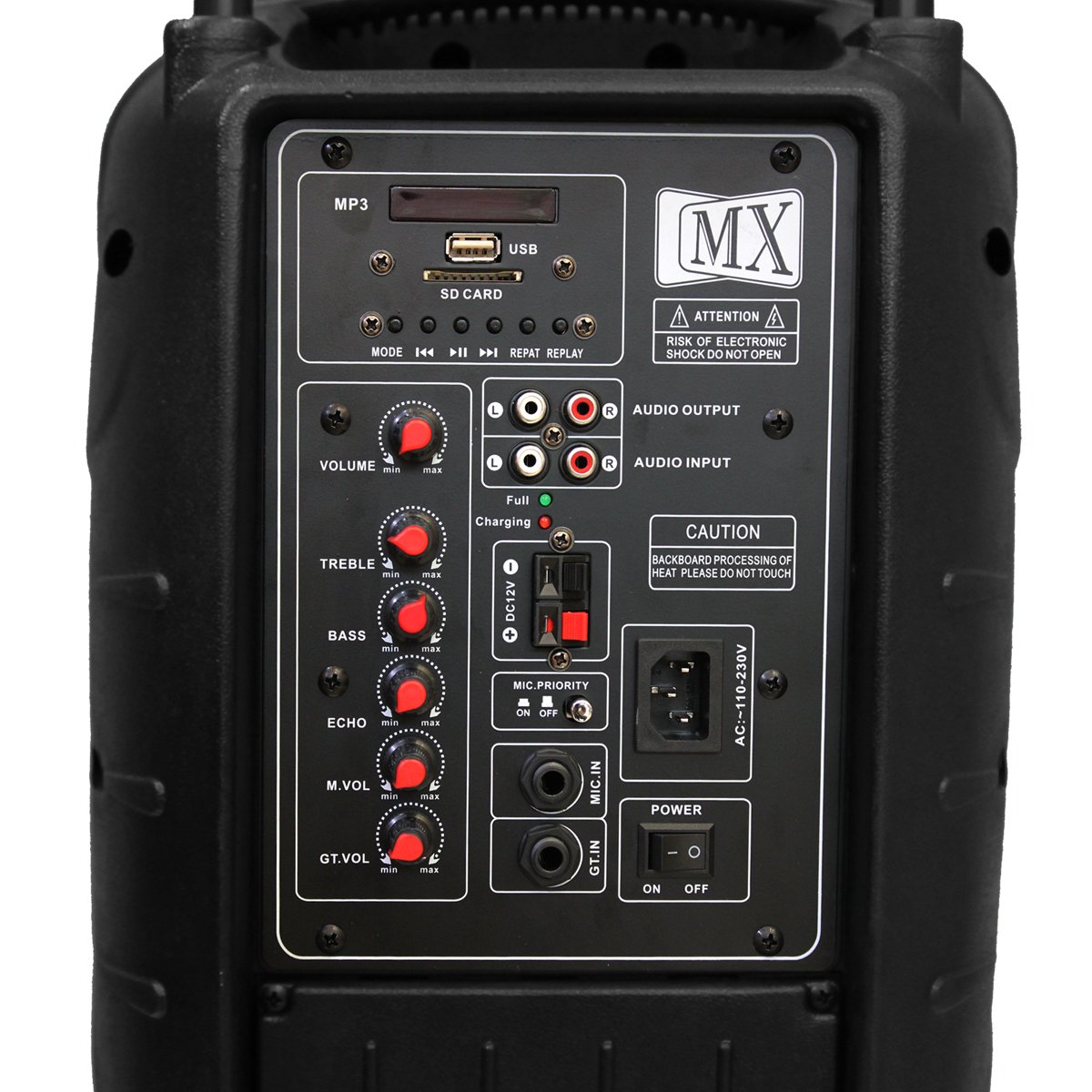 mx 18 multimedia speaker trolley