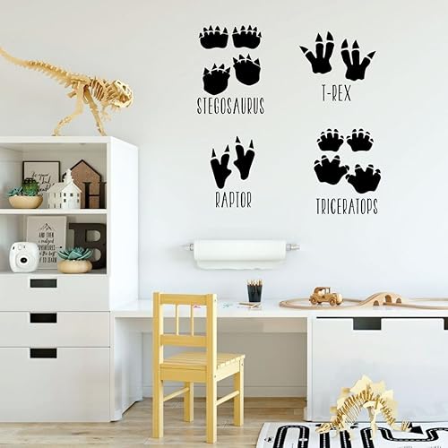 Amazon Com Dinosaur Wall Decals Stegosaurus T Rex Raptor
