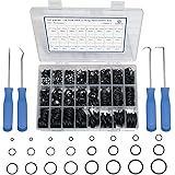 boeray 740pc Universal O Rings Assortment in 24 Sizes with 4pc Tools | Rubber O Rings Kit for Faucet Plumbing Automotive Repa