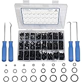 boeray 740pc Universal O Rings Assortment in 24 Sizes with 4pc Tools | Rubber O Rings Kit for Faucet Plumbing Automotive Repa