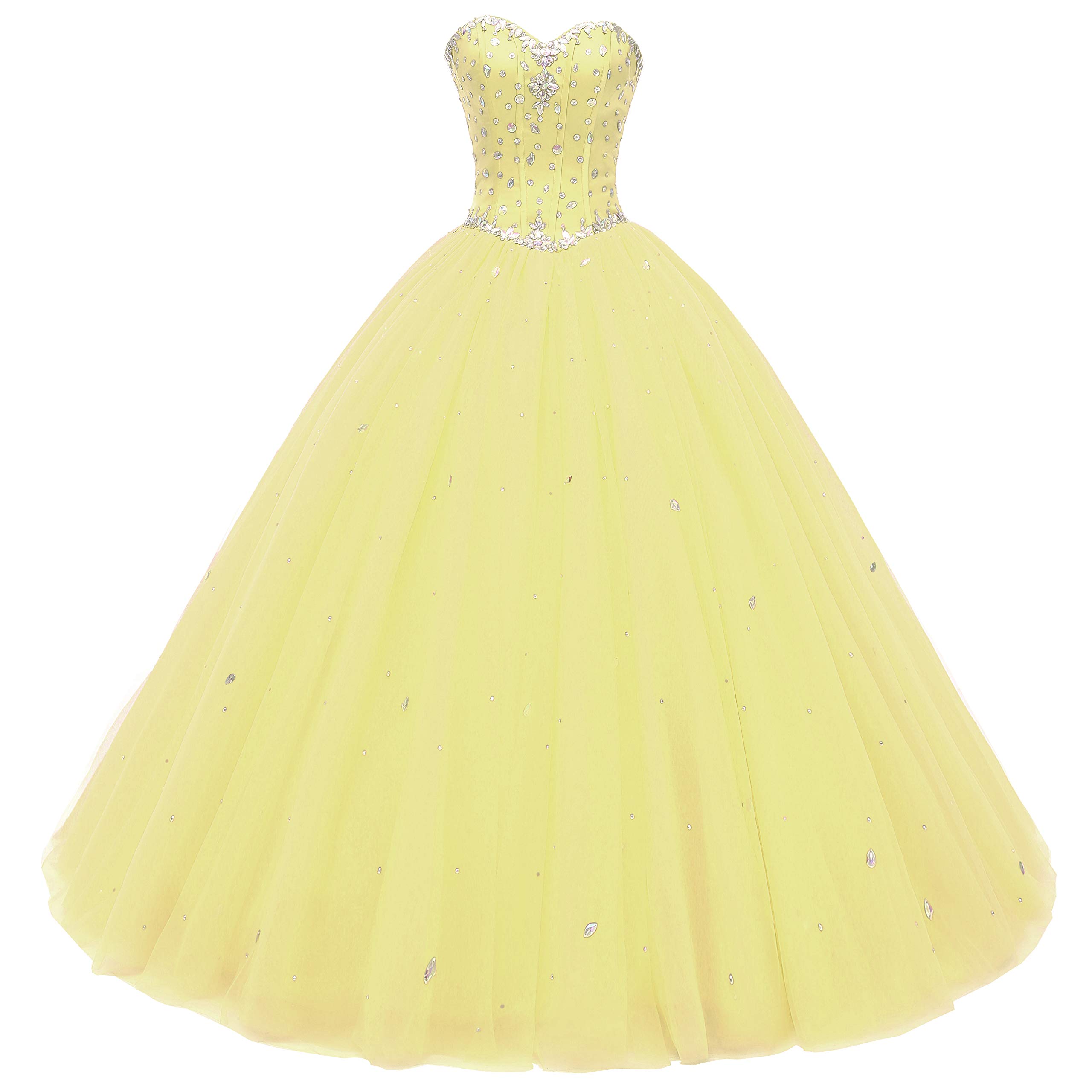 Beautyprom-Womens-Sweetheart-Ball-Gown-Tulle-Quinceanera-Dresses-Prom-Dress-Yellow-US14