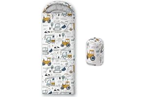 AGANS Datura home Kids Sleeping Bag for Boys and Girls,Monster Alien Print-Lightweight Warm Portable Outdoor Indoor-Waterproof Cold Weather Resistant Sleeping Bag for Camping Hiking