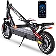 ECOROAD Electric Scooter for Adults EC9, 30 Miles Long Range with App Lock, 800W Peak Motor & 21 MPH Adults Commuting Electric Scooters, 10" Tires Lightweight Foldable E-Scooter with Turn Signals