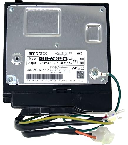 Frigidaire 5304508117 Conjunto De La Placa De Control, Interfaz De Usuario, Negro, Refrigerador