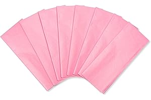 Papyrus 8 Sheet Light Pink Tissue Paper for Valentines, Birthdays, Crafts, DIY and More