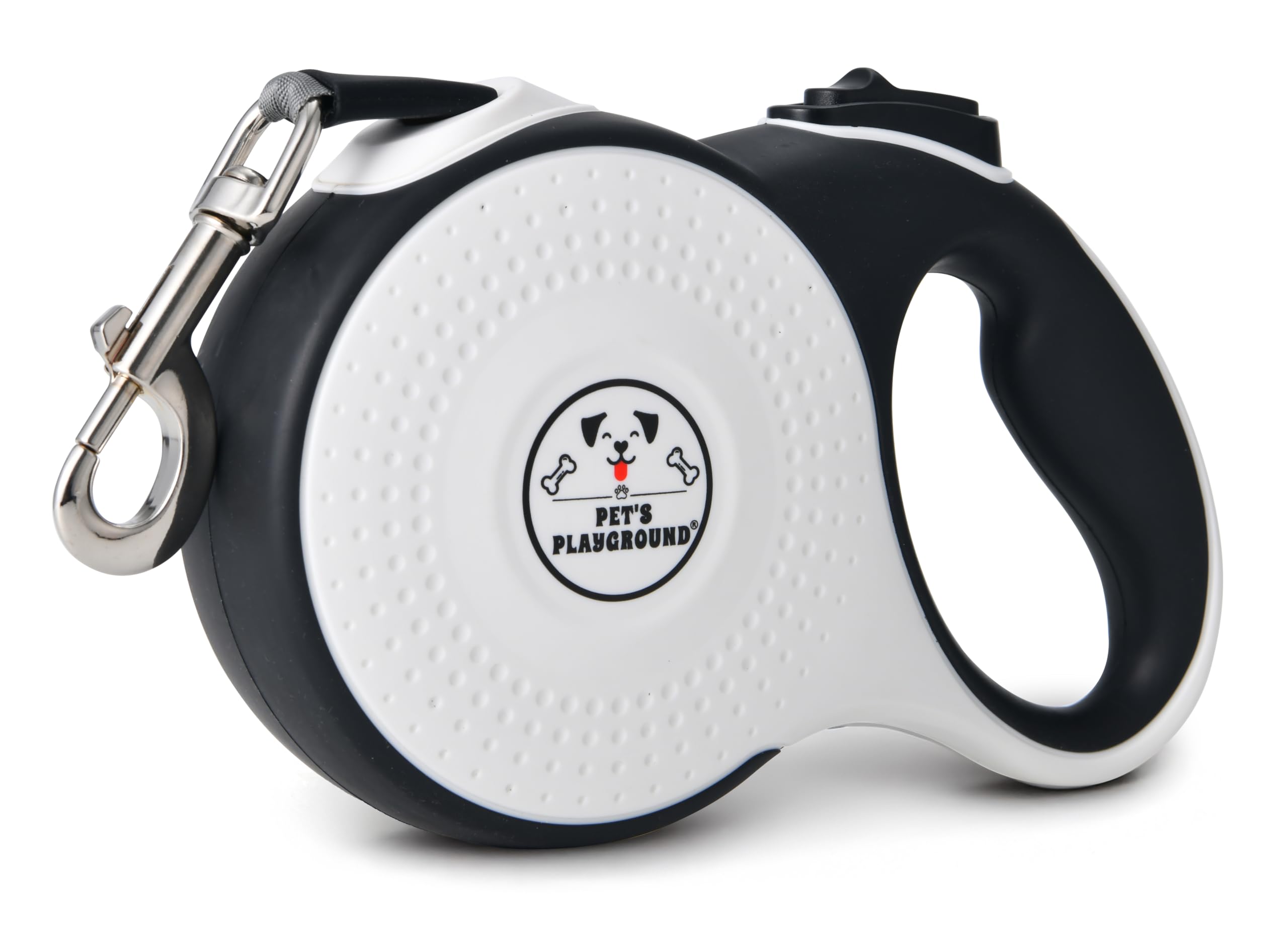 Pet's Playground Retractable Leash | Torch & Poop Bag Dispenser Included | Extendable Dog Lead - 8M Full Set, 50KG Max Weight