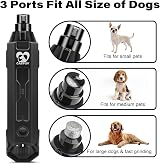 Casfuy 6-Speed Dog Nail Grinder Newest Enhanced Quiet Rechargeable Electric view 5