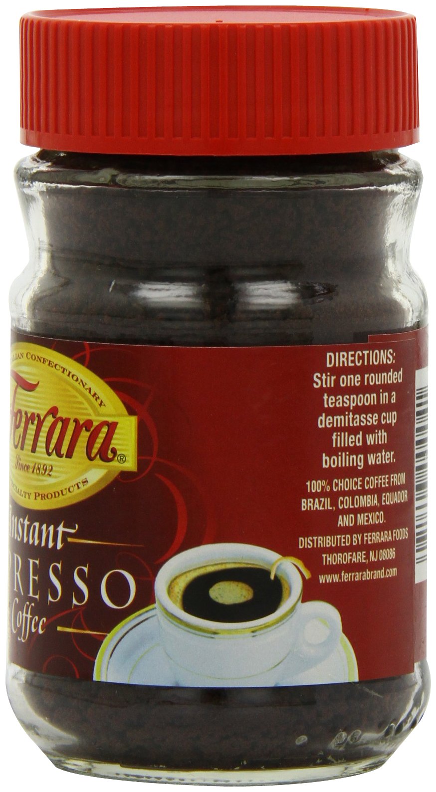 Ferrara Instant Espresso Coffee, 2Ounce Glass Jars (Pack of 6) eBay