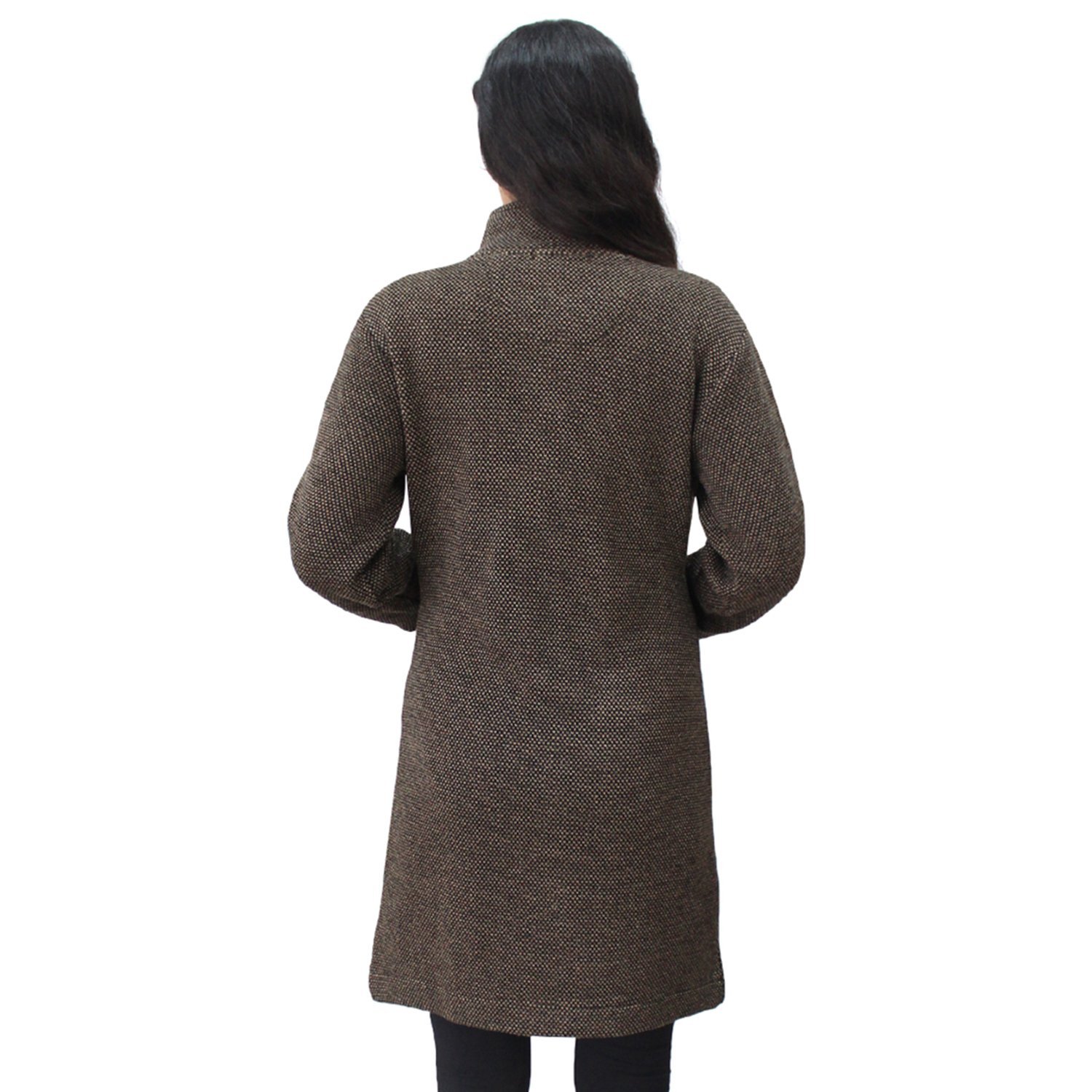 matelco women's button coat with pocket cardigan