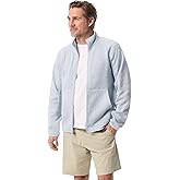 BASS OUTDOOR mens Full Zip Front Long Sleeve Fleece Sweater Jacket Standard