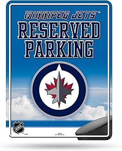 Rico Industries NHL Arizona Coyotes 8-Inch by 11-Inch Metal Parking Sign Décor