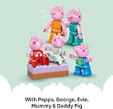LEGO DUPLO Peppa Pig Family House 10467 5 Figures Montessori Toy for Toddlers view 6