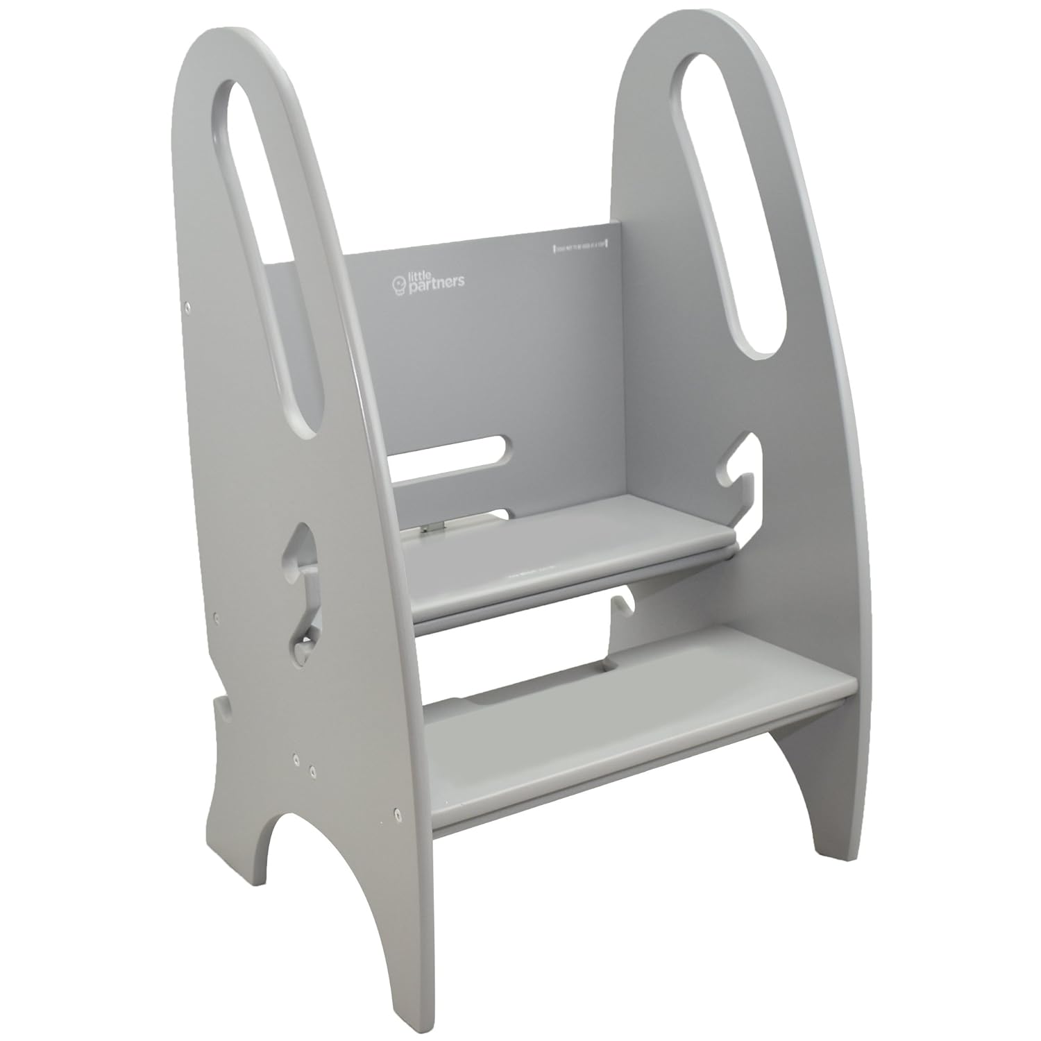 Little Partners 3-in-1 Growing Step Stool, Stone Grey